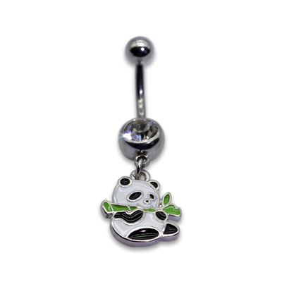 Acier inoxydable perçant Panda Piercings des bijoux 316 de nombril d'ODM d'OEM