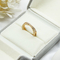 anneaux titaniques de bijoux de mode de Moissanite d'or de Ring Set Hug Adjustable Alloy du mariage 5pcs