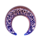 L'oreille en spirale en verre de pyrex effile la couleur d'arc-en-ciel de bijoux de corps de 4G Pincher