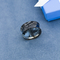 La prise de marbre claire noire d'oreille perce un tunnel la boucle d'oreille acrylique de 10mm perçant 2G