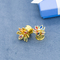 La prise en acier d'oreille de chair de l'or 304 perce un tunnel les gemmes acryliques colorées 10mm