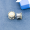Les boucles d'oreille d'Opal Stretched Ear Plugs Tunnel de Faux fleurissent l'acier 304 de 10mm